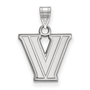 Sterling Silver Villanova U. Small Logo Pendant